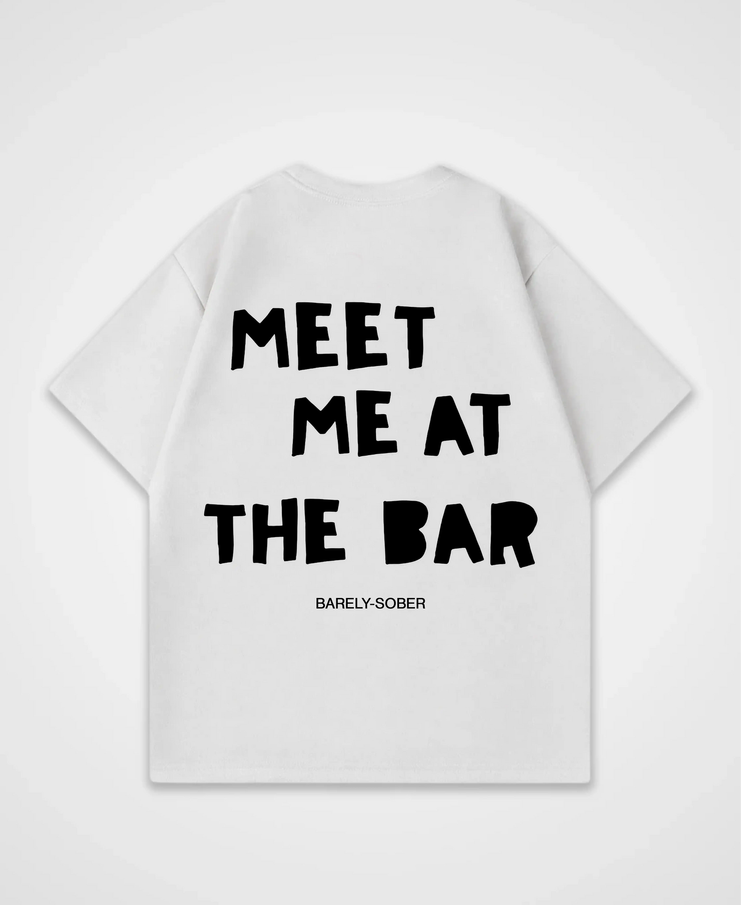 MEET ME AT THE BAR OVERSIZED SHIRT