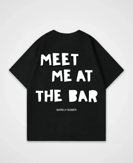 MEET ME AT THE BAR OVERSIZED SHIRT