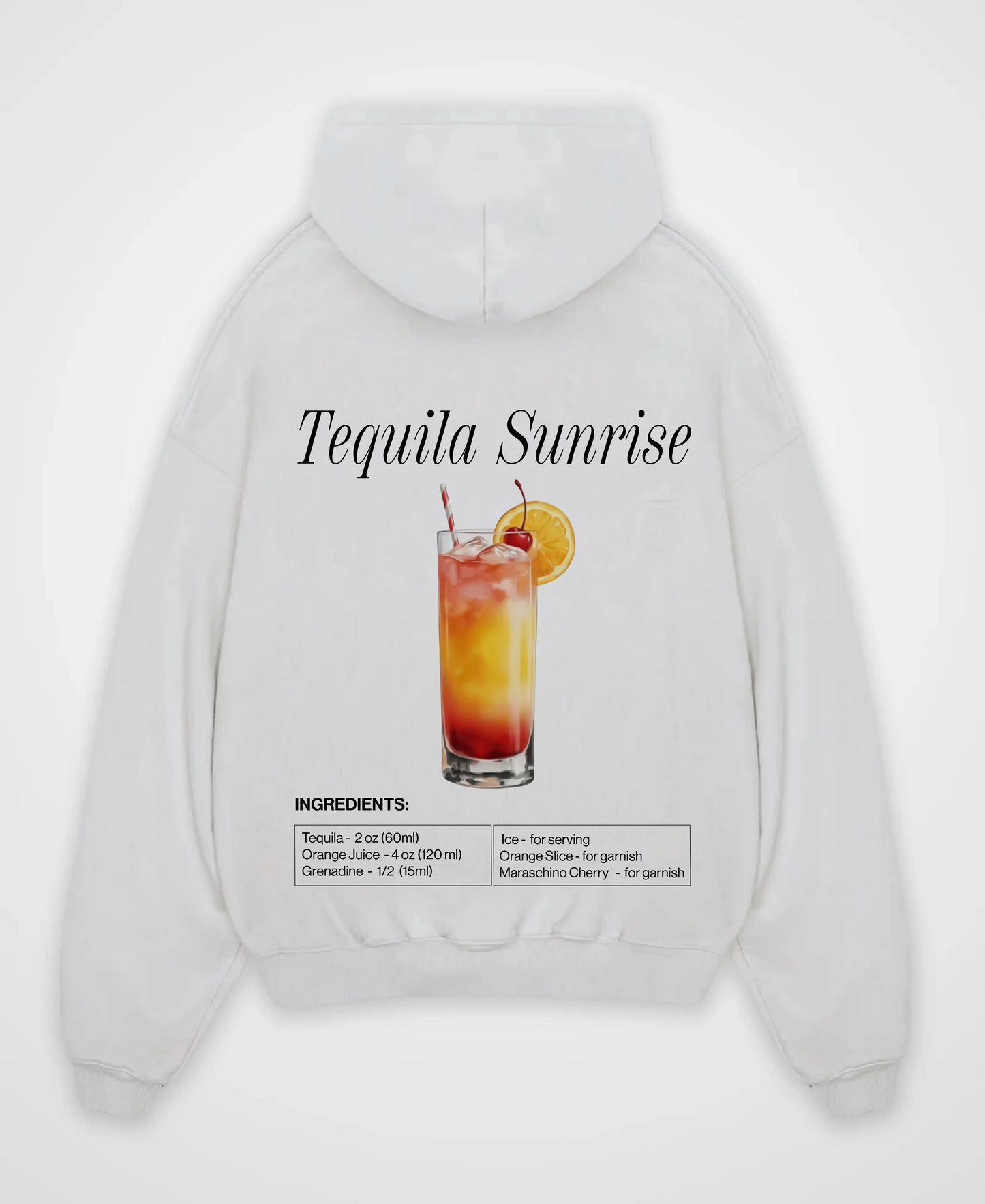 TEQUILA SUNRISE OVERSIZED HOODIE