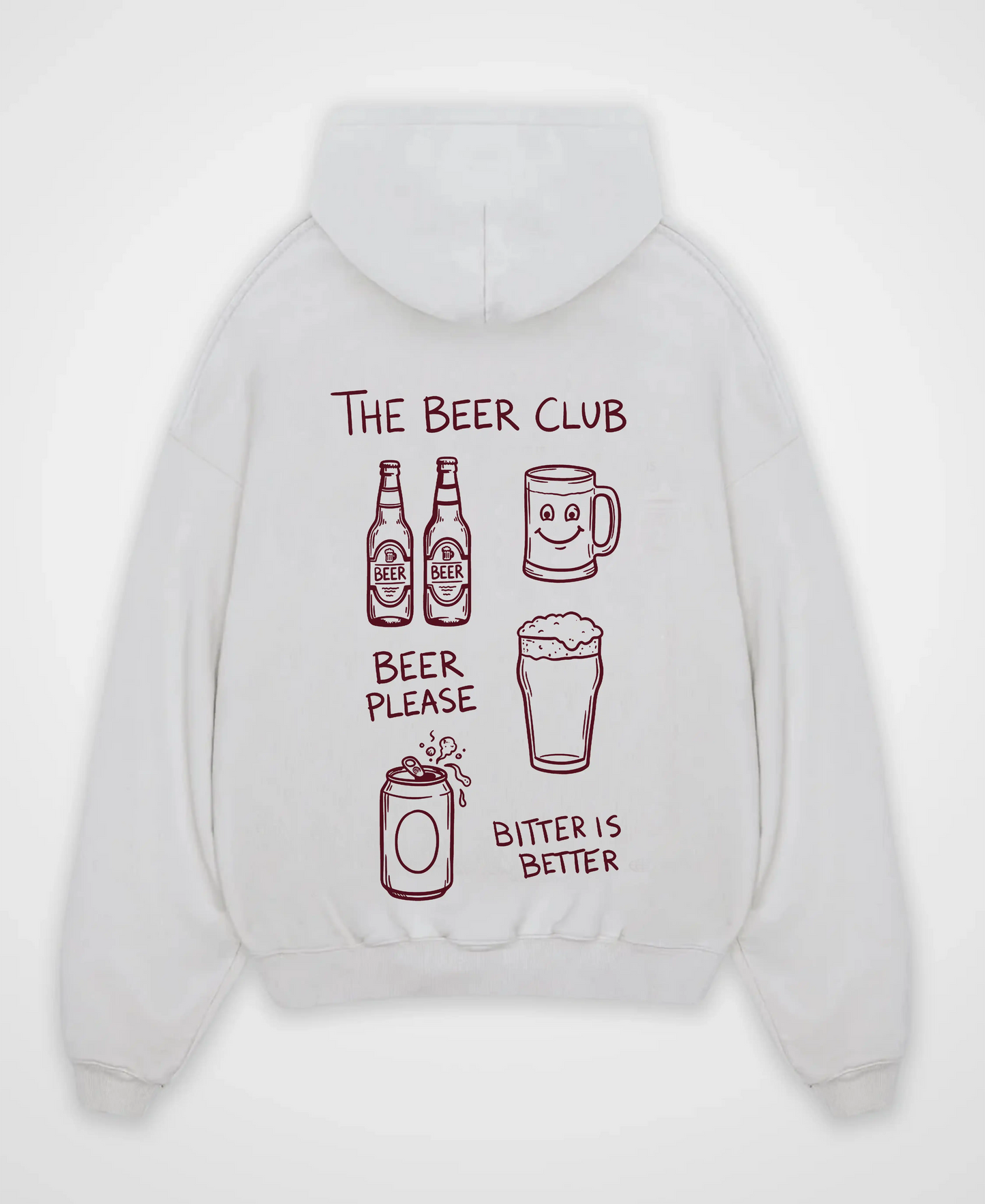 THE BEER CLUB OVERSIZED HOODIE