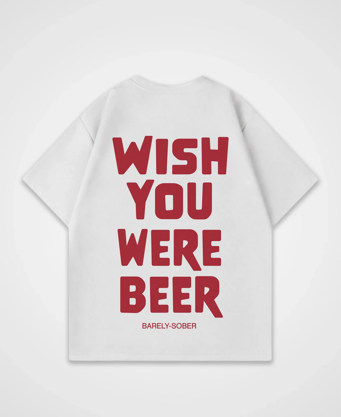 WISH YOU WERE BEER OVERSIZED SHIRT