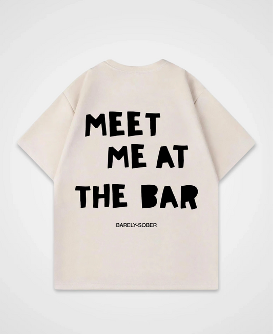MEET ME AT THE BAR OVERSIZED SHIRT